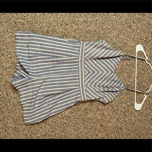 Blue and White Stripped Jumper